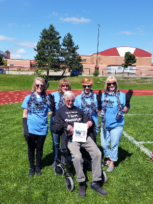 Dad and his 4 beauties!!
